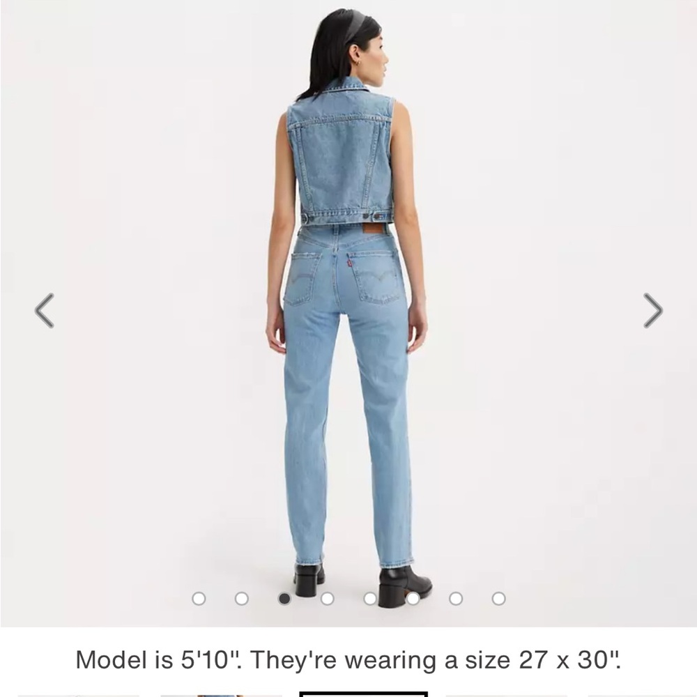 NWT Levi’s 70’s High Slim Straight Women’s Jeans - Picture 3 of 5